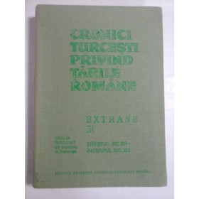 CRONICI TURCESTI PRIVIND TARILE ROMANE  -  MUSTAFA A. MEHMET